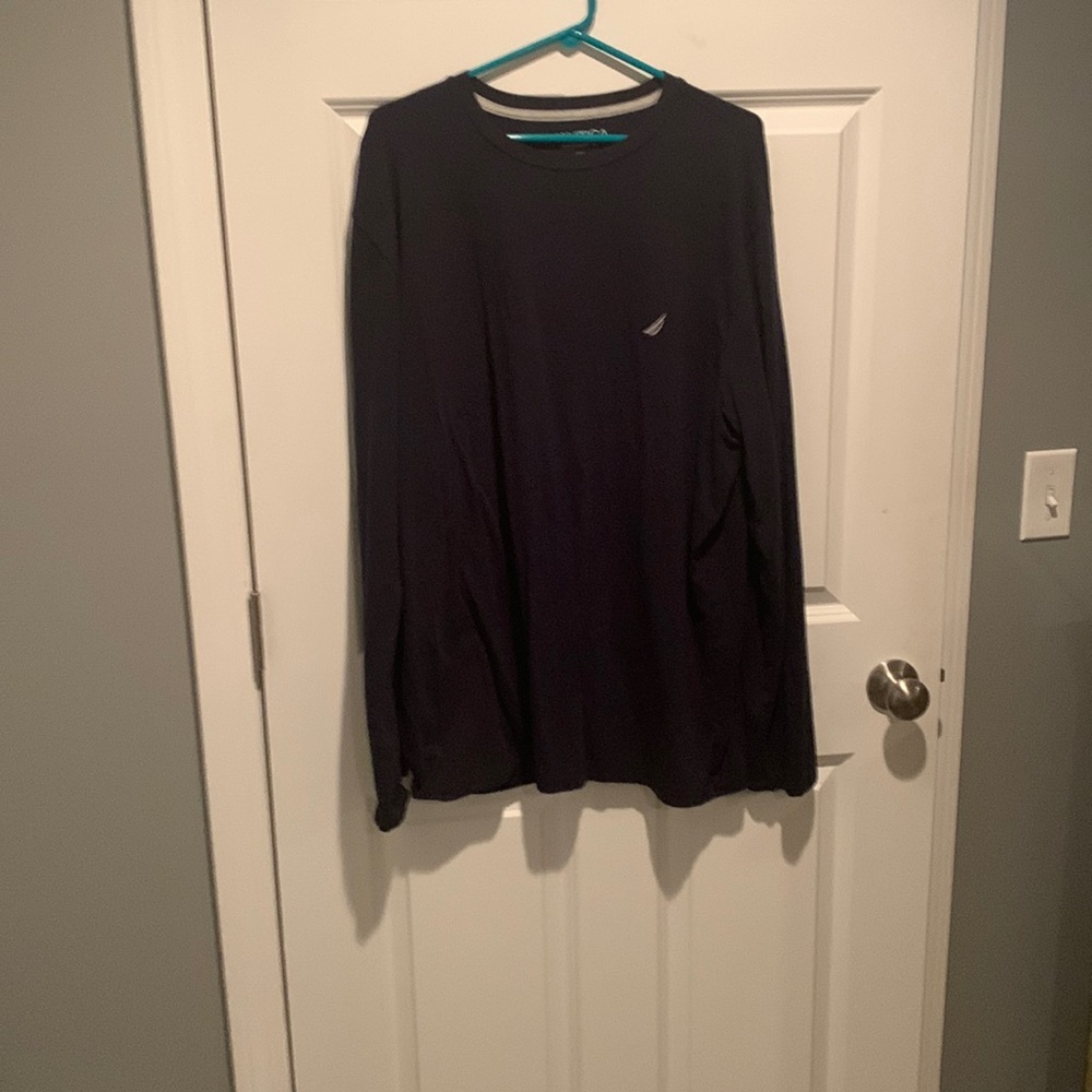 Nautica mens long sleeve performance tee. XXL